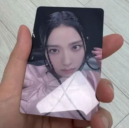 블랙핑크 지수 더세임 럭드 포카